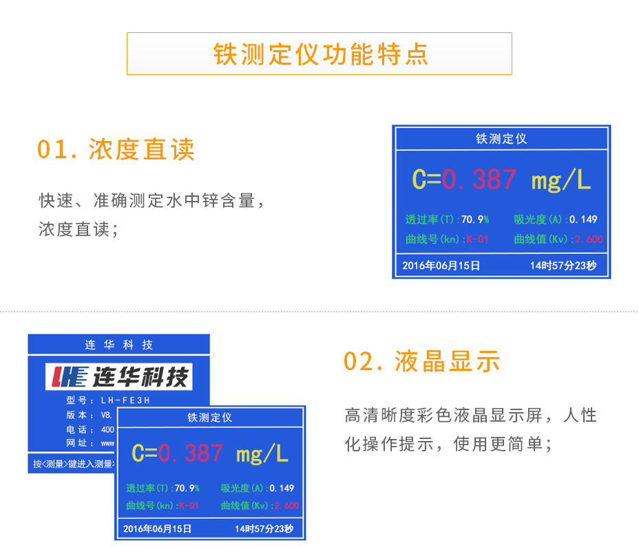 LH-FE3H型鐵測(cè)定儀